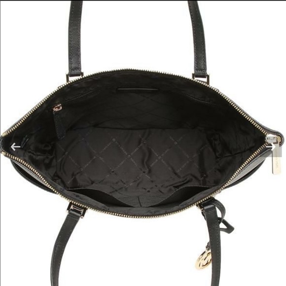 MICHAEL KORS CHARLOTTE LARGE TOP ZIP TOTE BAG - Picture 7 of 16